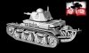 First To Fight PL107 Renault R39 With 37mm SA38 Cannon With 'Tail' 1/72